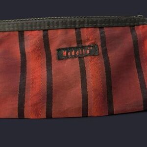 Modella Bold Red and Black Patterned Bag